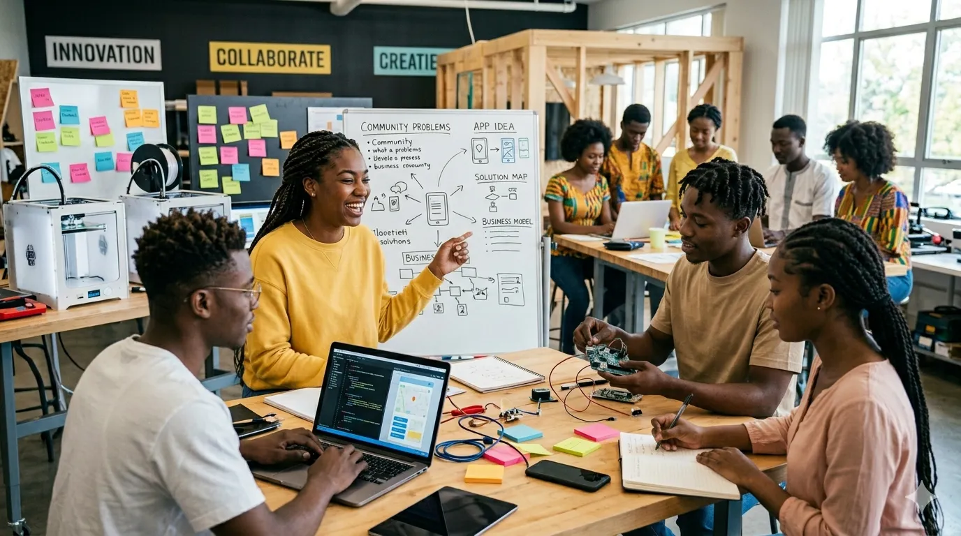 Youth at the Entrepreneurship & Innovation Lab